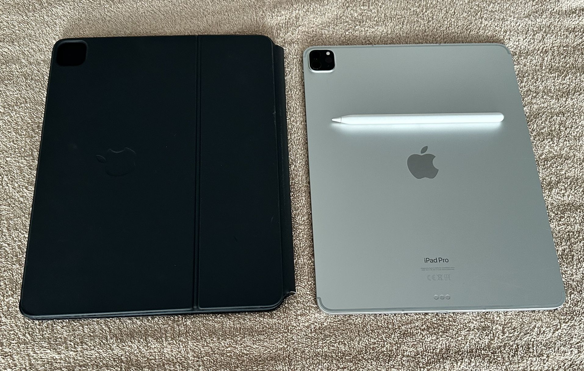 Apple iPad Pro 512 GB WiFi - Unlocked Cellular 6 Gen M2 Chip With Screen Protector Apple Keyboard And Pencil 