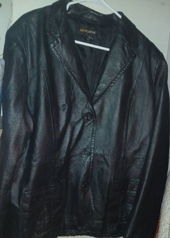 Biker Woman Leather Jacket