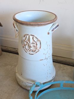 Teal vase