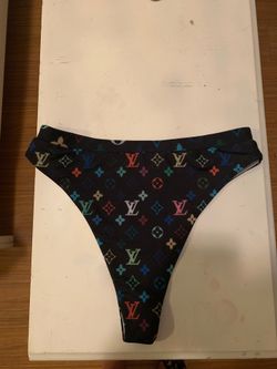 Louis vuitton multicolored bikini bottom l/xl