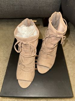 Tan Suede Heels