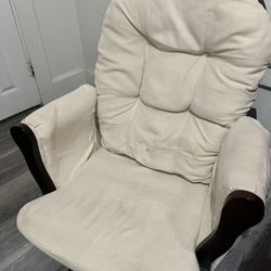 Nursery Rocking Chair And Footstool 