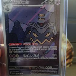 Dusknoir And Dusclops Illustration Rares