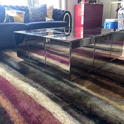 glass/mirror coffee table