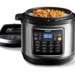 🥨COMFEE’ 10 in 1 Electric Pressure Cooker Instant Multi Cooker Olla de Presion Non-Stick Pot Yogurt Maker Rice Cooker Sauté Steamer 8 Quarts Stainles