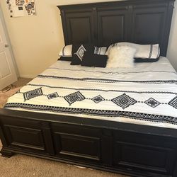 King Size Bed Frame With 2 Twin Box Springs
