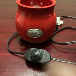 Red Velata Fondue Warmer