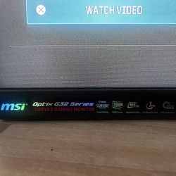 Brand new MSI optics G32 series curved gaming monitor