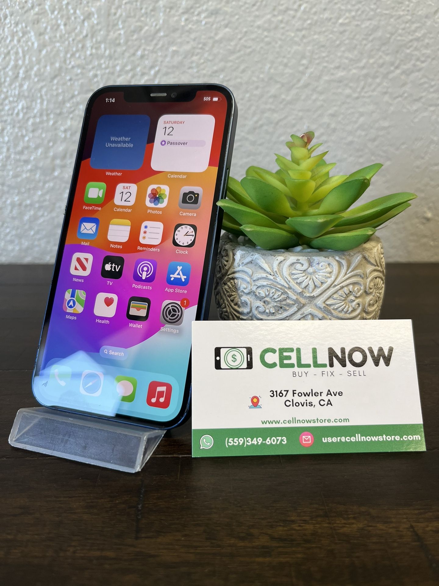 April Promo - iPhone 12 Unlocked 64GB Blue