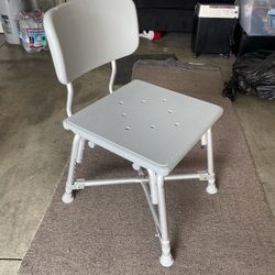 Guardian Bariatric Shower Chair with Back Aluminum 650lbs Gray Adjustable New 