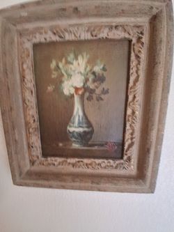 Pair of rare oil paintings