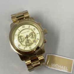 Michael Kors Men’s Gold Chronograph Watch MK8077