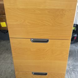 Ikea Galant File Cabinet Big 3 Drawer with Lock