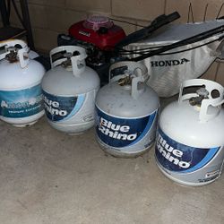4  Empty Propane Tank 