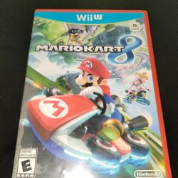 Mario Kart 8 for Nintendo Wii U - 2014 Edition - Very Good Condition with Manual and Red Case