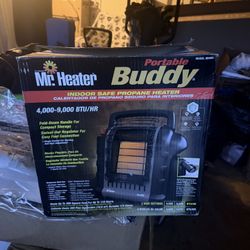 Mr. Heater Portable Buddy 9,000 BTU Propane Radiant Space Heater - MH9BX Like New 