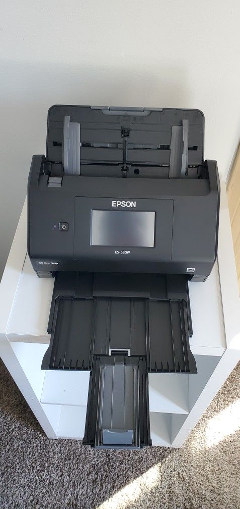 Epson Workforce ES-580W Wireless Duplex Scanner (with Carrying Case)