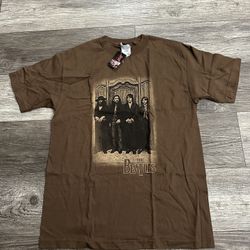 Men’s The Beatles Brown Shirt Medium 