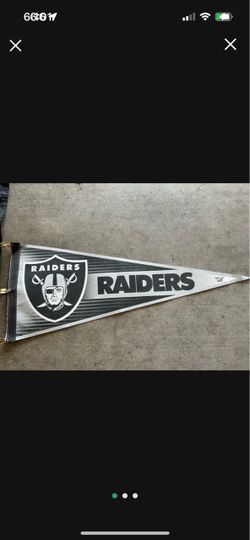 Vintage Oakland Raiders Pennant