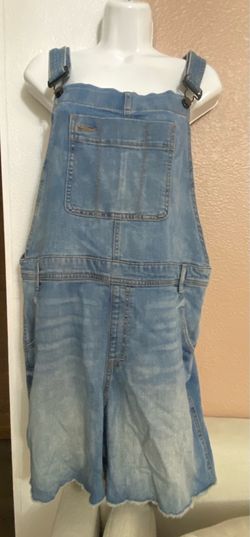 XL Gap Light Wash Denim Shortalls Overalls