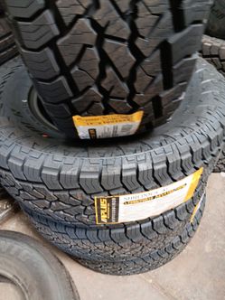 New set of tires aplus all terrain 265 70 16