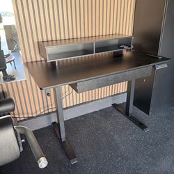 Black standing desk