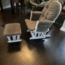 Nursery Chair And Stool Set