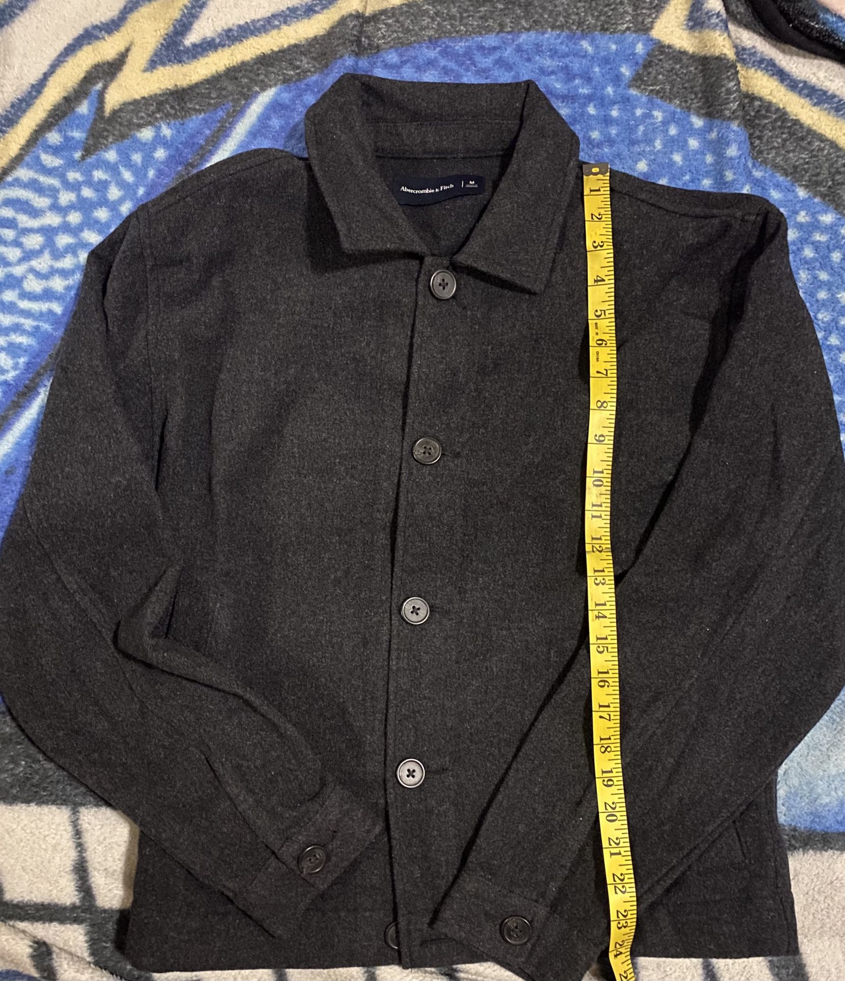 Abercrombie Wool Blend Shirt Jacket