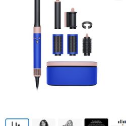 New Premium Dyson Airwrap Multi-styler Complete Long | Blue/Blush