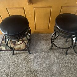 Leather Bar Stools 