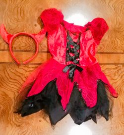 Little devil costume size 2-3