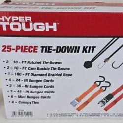 Hyper Tough 25 Piece Tie Down Kit
