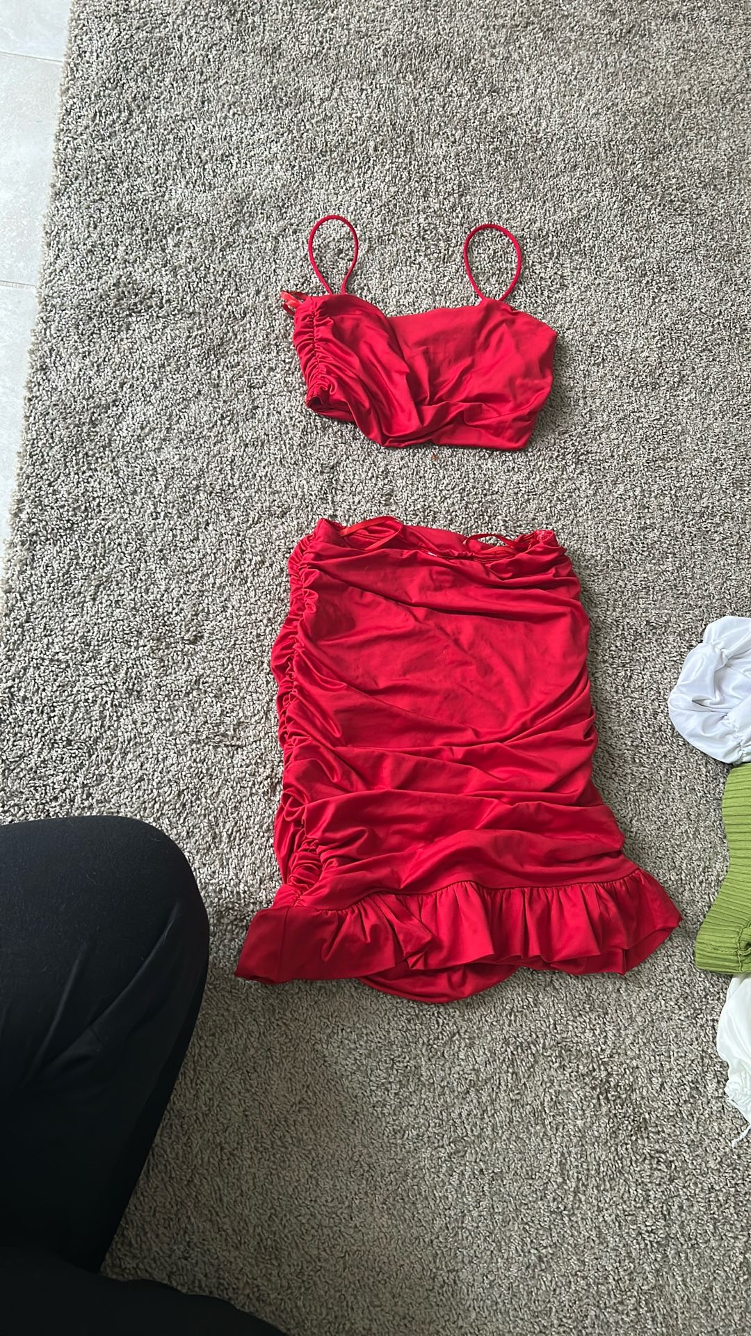 2piece Set - Top And Skirt