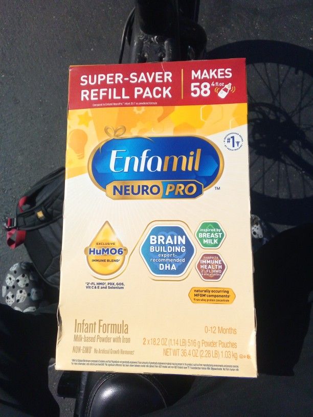 Two Boxes Of Enfamil Baby Formula. Each Box Is 36.4 Oz They Retail For $60 Each One Box For $40 Or Two Boxes For 70