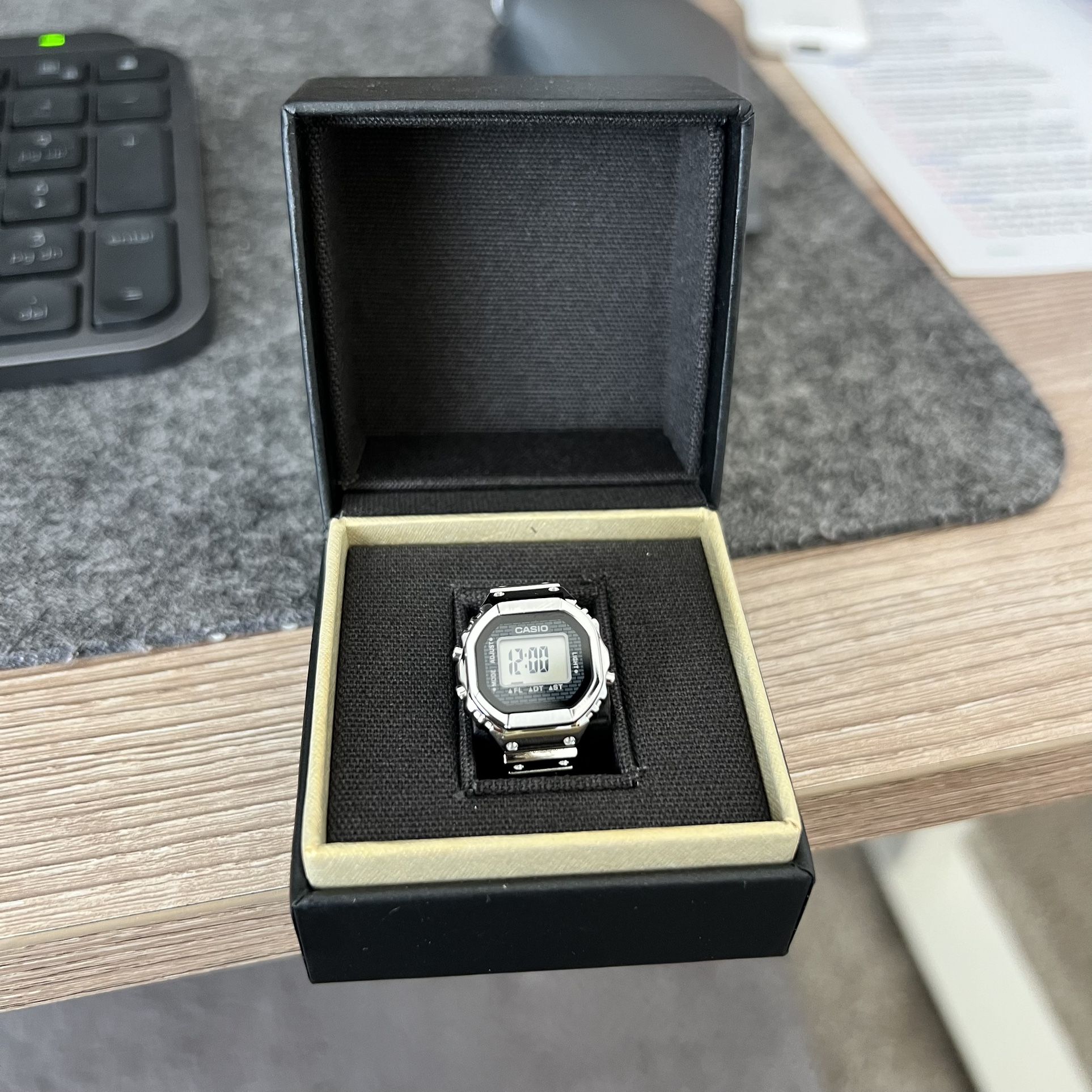 Casio 50th Anniversary Ring Watch CRW001-1