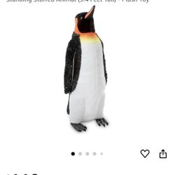 Melissa & Doug Life Sized Emperor Penguin Plush Animal Retails $120