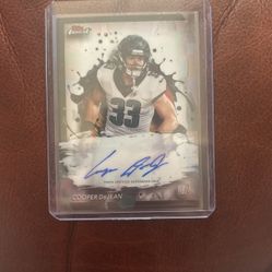 2024 Topps Finest Cooper Dejean Base Rookie Auto