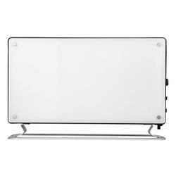 Mill SG1500GLASS Convection Glass 1500W Heater, White