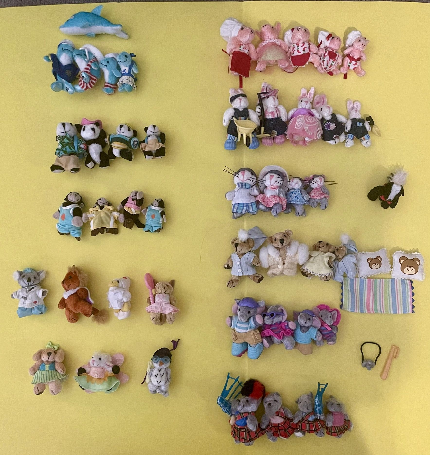 Lot Of 46 Furryville Friends