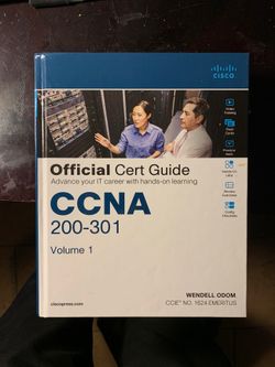 CCNA 200-301 Official Cert Guide by: Wendell Odom