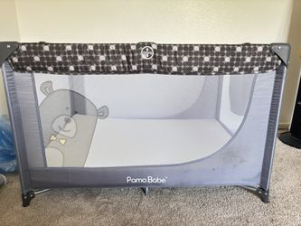 Pamo Babe Portable  Crib And playpen With Mattress 