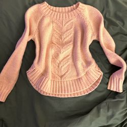 Aerie Baby Pink Knitted Sweater S