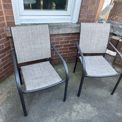 Two balcony chairs