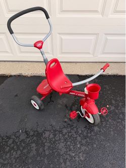 Radio flyer push and steer kids tricycle