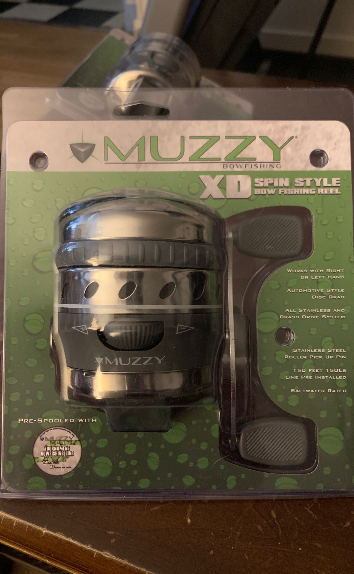 Muzzy Bowfishing 1077XD Pro Spin Style Reel for Sale in Portland