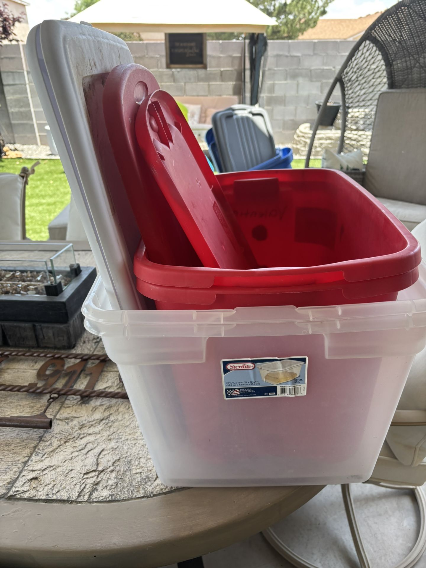 Storage Bins $2 Each 