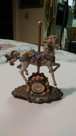 The Carousel Rose Clock