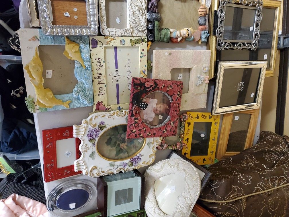 Assorted Picture Frames $5 Each