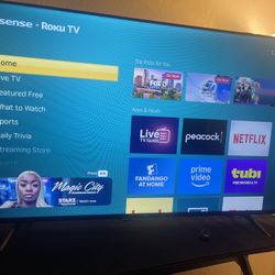 Hisense 58”4k Smart Tv Roku