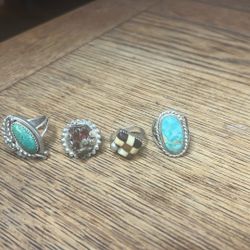 Antique Rings  Size 8 Native American Indian jewelry